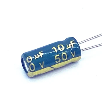 110pcs/הרבה 50V 10UF אלומיניום אלקטרוליטיים קבלים בגודל 4*7 10UF 20%