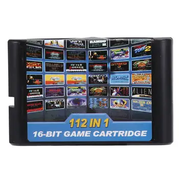 112 1 מחסנית משחק של 16 סיביות המשחק מחסנית עבור Sega Megadrive בראשית המשחק מחסנית עבור PAL ו-NTSC