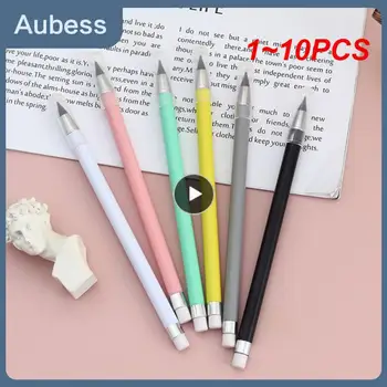 1~10PCS חדש Inkless עיפרון ללא הגבלה כותב לא דיו על בסיס חצי פנסיון עט שרטוט ציור כלי בית ספר, ציוד משרדי מתנה בשביל הילד כתיבה