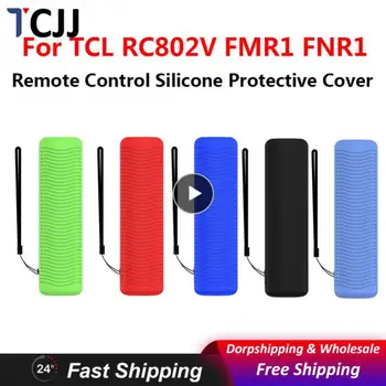 1~10PCS חכם אביזרים עבור Tcl Rc802v כיסוי מגן קול טלוויזיה סיליקון שליטה מרחוק לכסות Dustproof תיק מגן
