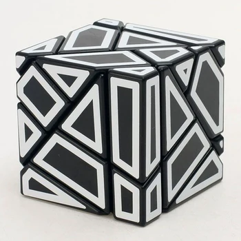3x3x3 פאזל Magico Cubo 3x3 חלקה המראה קוביית קסם קובייה מפותל קוביית פאזל צעצוע לילדים ילדים קסם קוביית פאזל