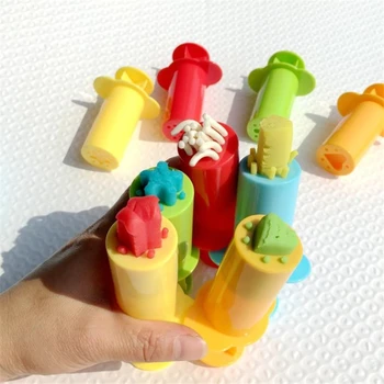 5Pcs פלסטלינה עובש פלסטלינה ערכת עבור הילד Creative DIY פלסטיק PlayDough סט כלים ילד חותכי תבניות לשחק בצק צעצוע