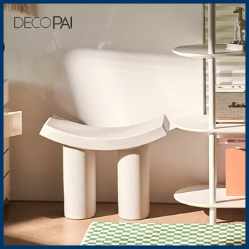DECOPAI נורדי צואה l סלון בעיצוב מודרני כסא הנעל החלפת ספסל הדום