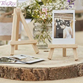 FENGRISE 1PC בעל כרטיס מקום חתונה קישוט עץ הכן 1 מסיבת יום הולדת עיצוב הילדים מסיבת יום הנישואין אספקה