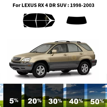 Precut nanoceramics המכונית UV גוון חלון ערכת רכב חלון סרט לקסוס RX 4 ד 