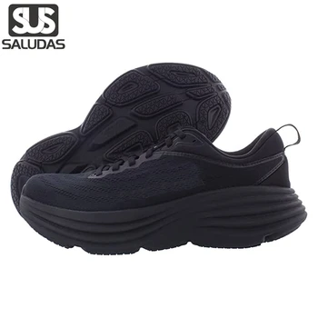 SALUDAS בונדי 8 נעלי ספורט פתח רשת להחליק עמיד נשים נעלי ספורט חיצוני הליכון ריצה הלם קליטת נעלי ספורט לגברים