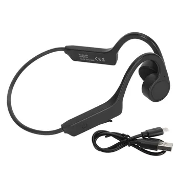 אלחוטית פתח האוזן אוזניות HiFi נשמע שחור Dustproof עצם הולכה אוזניות Bluetooth IP56 עמיד למים עבור הטלפון פועל