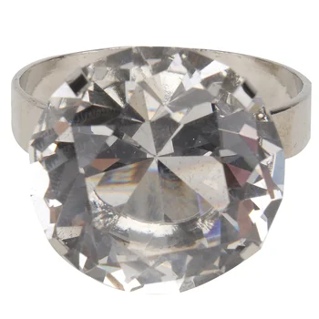 גדול טבעת יהלום מתנה ליום האהבה דקורטיביים הנסיכה הכלה החתונה פרופ האצבע המאהב