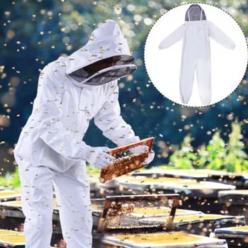 גוף מלא דבורים הבגדים מקצועי מאוורר דבורה שמירה על חליפה Beeproof ביגוד יוניסקס חוות בטיחות תלבושת
