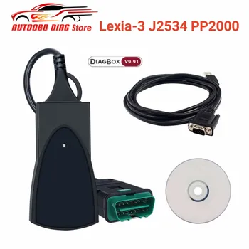 המחיר הטוב ביותר Lexia 3 J2534 PP2000 Diagbox V9.91 אוטומטי כלי אבחון Lexia-3 V9.91 עבור פיג ' ו על סיטרואן אוטומטי סורק אבחון