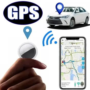 המכונית Tracker Round Mini גשש GPS Bluetooth4.0 חכם Tracker 10m חכם אנטי אבוד GPS Tracker הנייד מפתח מחמד התיק ילדים אפל