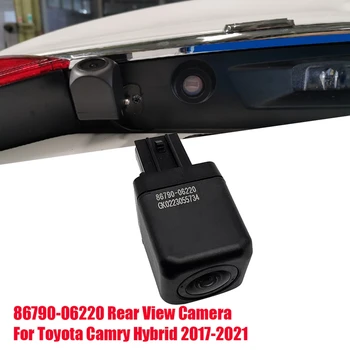 המכונית האחורית היפוך מצלמה 86790-06220 עבור טויוטה קאמרי היברידית 2017-2021 חניה לסייע להפוך את המצלמה 8679006220