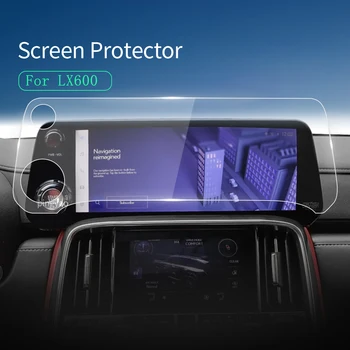 הרכב מדבקות מגן מסך Dash עבור לקסוס LX600 2023 ניווט Carplay מזג זכוכית סרט מגן אביזר עבור כלי רכב