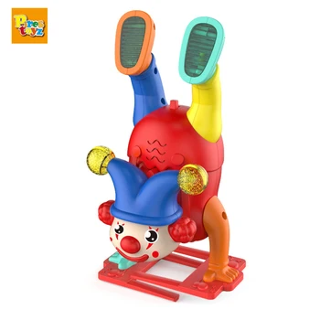 חדש עמידת ידיים ליצן צעצוע קרקס משוגע צבעוניות מצוירות חשמלי ריקוד הבובה דמויות פעולה צעצועים לילדים מתנת יום-הולדת.
