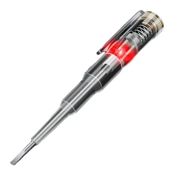 חכם בודק מתח עט 70-250V אינדוקציה גלאי כוח עט חשמלי מחוון להדגיש יחיד המנורה מברג טסטר