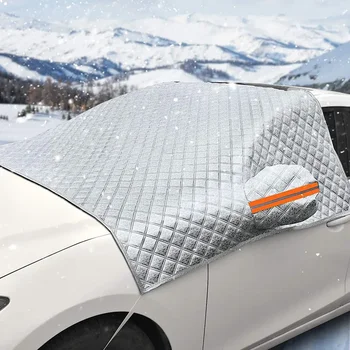 כיסוי לרכב כיסוי שלג שמשת הרכב כיסוי שלג מגן קרח חסום החלון הקדמי מגן חיצוני אביזרי רכב