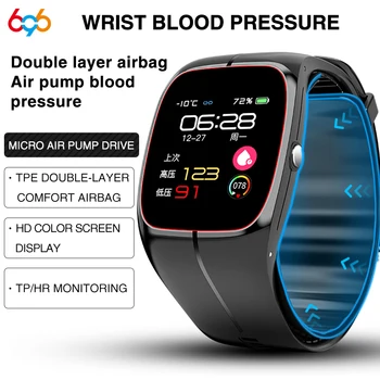 לחץ דם החמצן בדם, טמפרטורת הגוף לפקח על קצב לב Smartwatch גברים נשים עמיד למים לישון ספורט השעונים החכמים בריאות