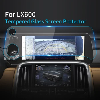 מדבקות רכב Carplay עבור לקסוס LX600 2022 2023 מגן מסך זכוכית משוריינת סרט מגן רכב החיצוני אביזרים