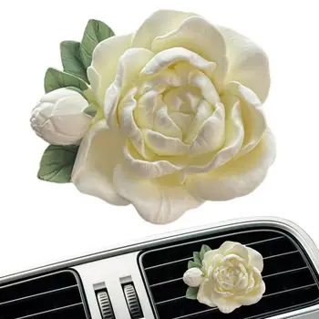 מטהר אוויר לרכב קליפים המכונית ארומתרפיה צורת הפרח לאורך זמן מפזר ריח ההסרה 3 סגנונות המכונית ריח רכב אביזרים