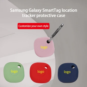 מיקום Tracker עבור Samsung Galaxy Smarttag חיי שירות ארוכים כיסוי מגן מגן אופנה מקרה ססגוניות