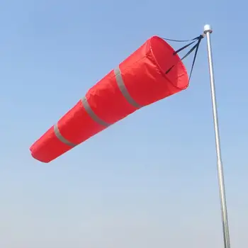נמל התעופה WindsockPolyester כיוון הרוח מדידה גרב תיק אדום
