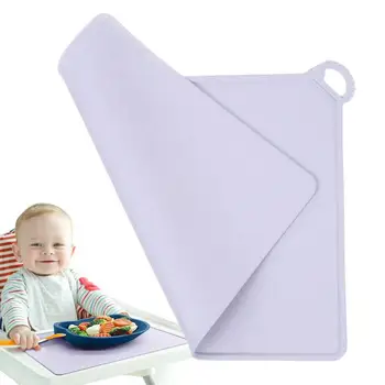 סיליקון מזון מחצלת סיליקון ארוחה מחצלת על שולחן האוכל לשימוש חוזר הפעוט מפיות על זמן הארוחה נייד עסוק תינוק מזרן לילדים