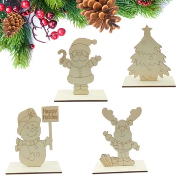 סנטה קלאוס, קישוטים על עץ חג המולד עץ חג המולד בכפר זירת עץ עיצוב שולחן, שולחן עץ תלויות דקור