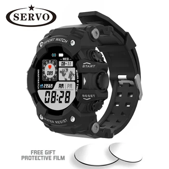 סרוו LC11 DIY חיוג שעון כושר גשש שעון חכם גברים, קצב הלב, לחץ הדם Smartwatch עבור אנדרואיד iOS PK התקפה