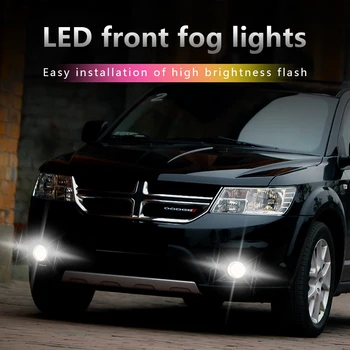 עיין דודג ' JCUV חלקים אוטומטי בהירות גבוהה LED חזית פנסי ערפל עבור כלי רכב מיוחדים