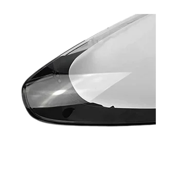 קדמי פנס מעטפת המנורה בגוון שקוף עדשה Case כיסוי עבור פורשה קאיין 2015-2017 המכונית אור הראש דיור