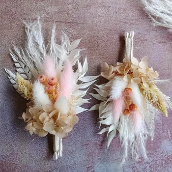 קטן פרחים לחתונה Gypsophila פרחים מיובשים&עלים מיני שושבינה זרי שולחן כרטיס צילום DIY אביזרים מלאכה קישוט הבית