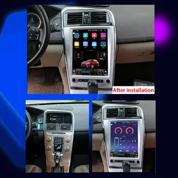 רדיו במכונית אנדרואיד 12 של וולוו XC60 2009-2016 נגן מולטימדיה ניווט GPS DSP סטריאו Carplay יחידת הראש
