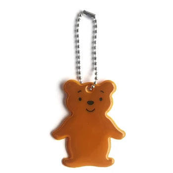 רעיוני דוב תליון תיק מחזיק מפתחות לילה בטיחות סמן רעיוני מחזיק מפתחות Dropship