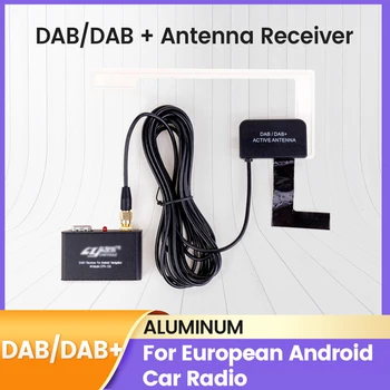 שידורים דיגיטליים מקלט תיבת DAB Dongle DAB+ אנטנה מתאם אלומיניום עבור אירופה אנדרואיד לרכב ניווט רדיו Headunit