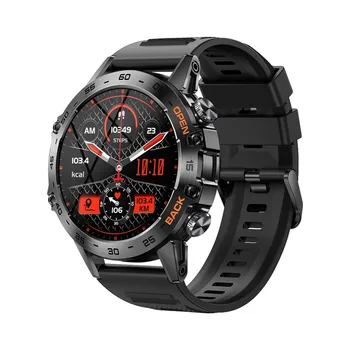 שעון חכם K52 Bluetooth שיחה 1.39 אינץ IPS מסך גדול 400mAh זמן המתנה הבריאות ניטור חיצוני ספורט גברים, נשים, Smartwatch